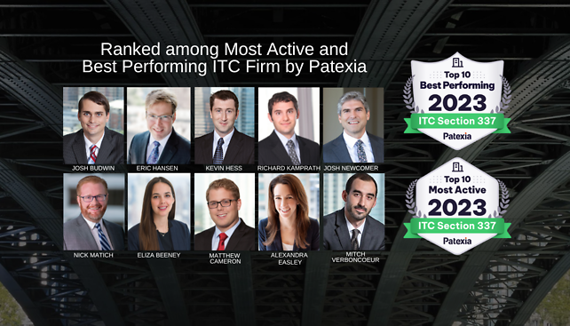 McKool Smith Ranked Among Most Active and Best Performing ITC Firms by Patexia