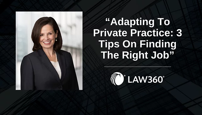 Rachael Jones Authors "Adapting To Private Practice: 3 Tips On Finding The Right Job"