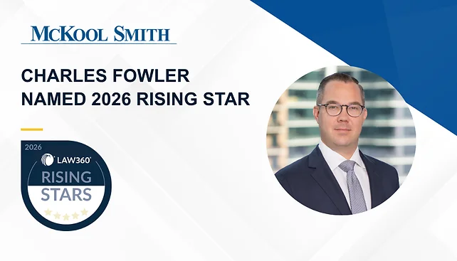 Charles Fowler Named 2026 Appellate Rising Star by Law360